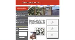 Desktop Screenshot of mittalvpl.com